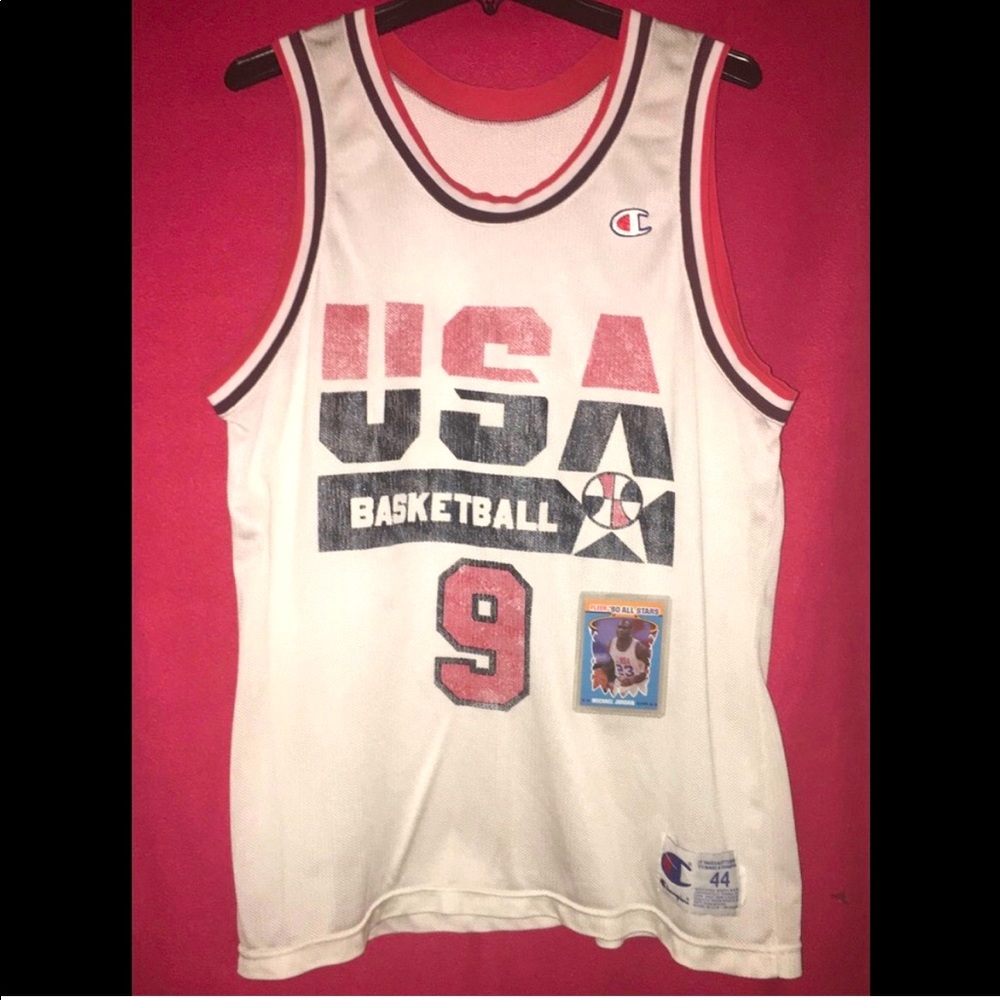 Michael Jordan #9 🏀 1992 USA Dream Team Olympics Basketball Jersey Size 44